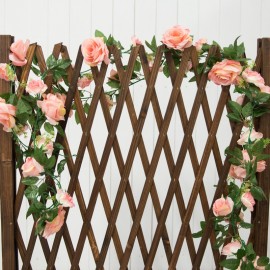 Realistic Artificial Champagne Rose Vines