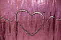Draw on Sequin Cloth Backdrop (Pink and Silver)