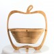 Rustic Apple Shaped Fruit Basket