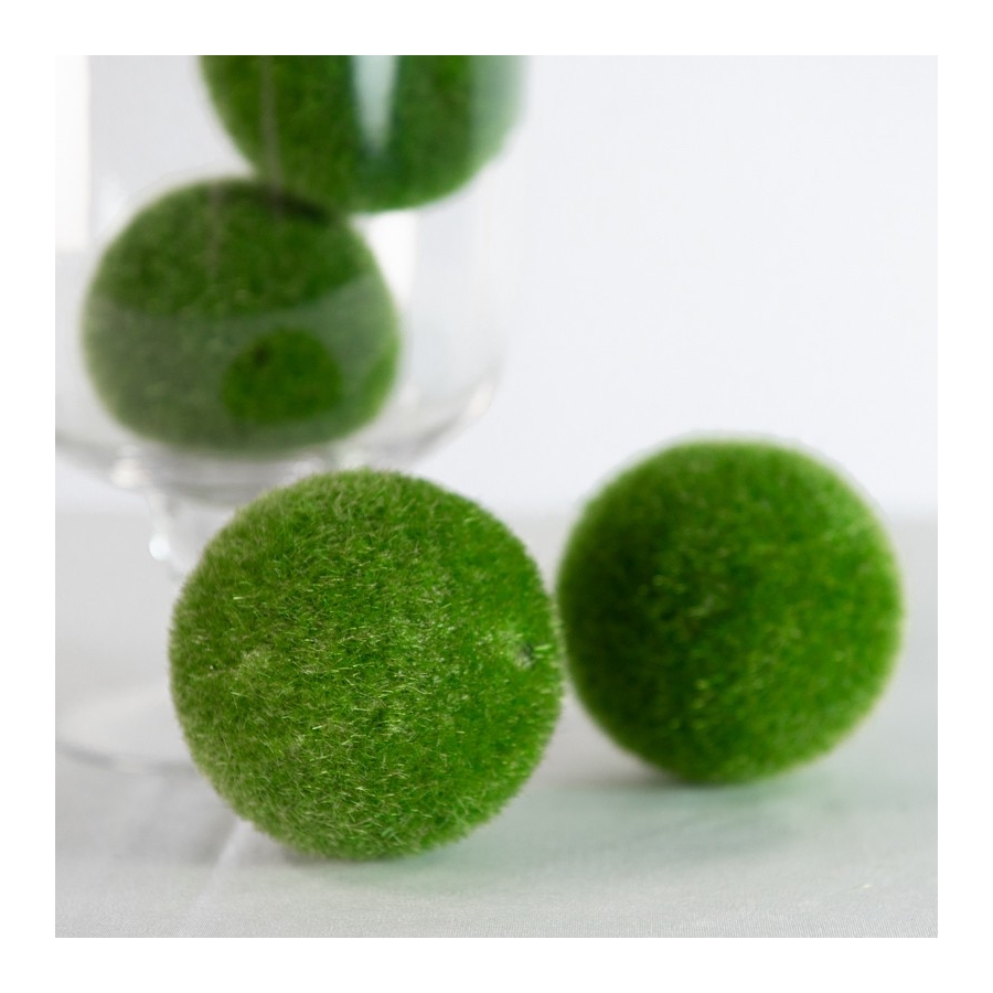 Rent Decorative Green Moss Balls (set of 6) Dreamscaper.sg