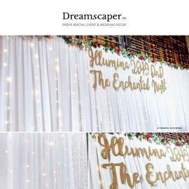 Fairy Light Curtain Backdrop
