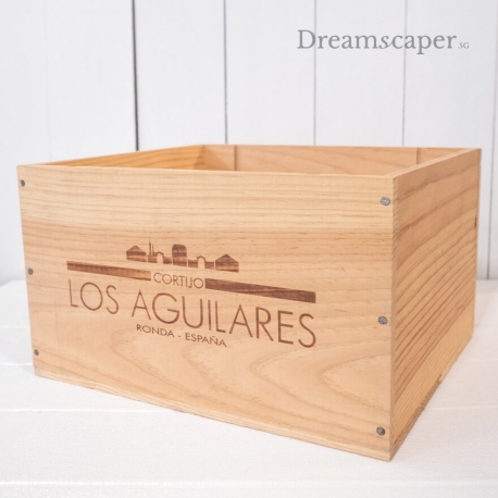 Singapore Wooden Wine Crates
