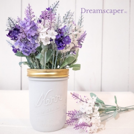 Vintage White Mason Jar Singapore