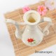 small porcelain teapot tall pot japan decor