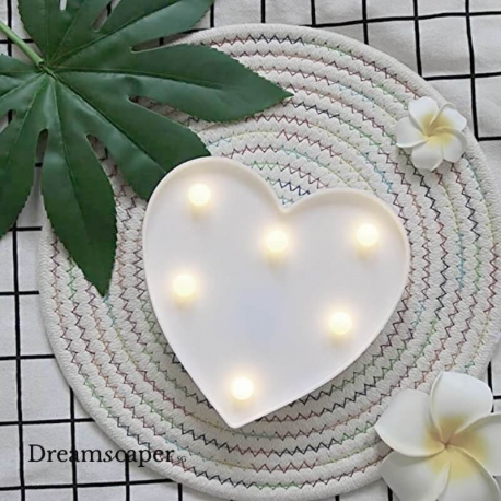 White Heart LED Light Rental Singapore White Heart LED Light Rental Singapore