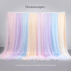 Rainbow Colorful Backdrop| Backdrop Rental Singapore Dreamscaper.sg