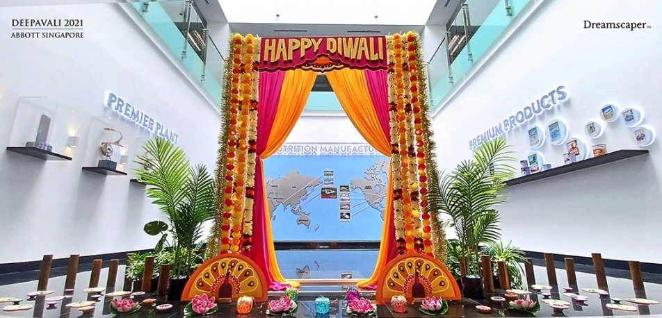 Diwali Decoration in Singapore