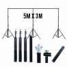 5m x 3m Portable Backdrop Stand 