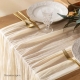 Cream Cheesecloth Table Runner Singapore
