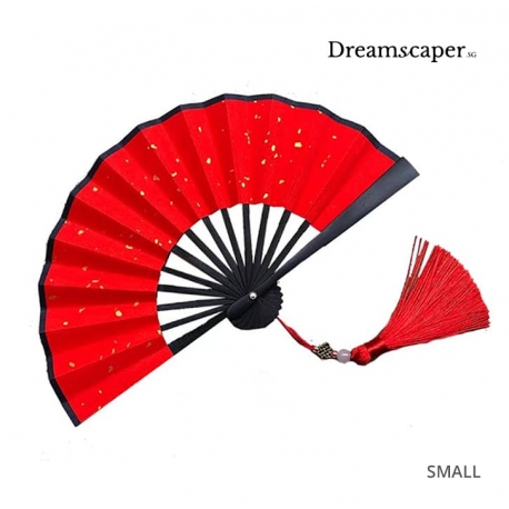 Rent: Oriental Paper Fan (Red)