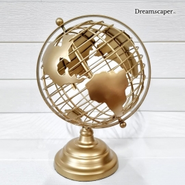Abstract Gold Globe 