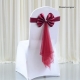 Rent: Ribbon Chair Sash (Wine Red)