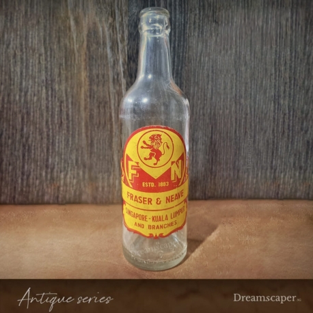 	F & N Vintage Glass Bottle