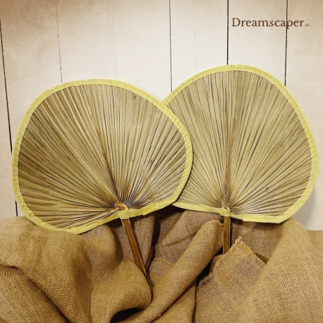 Rent: Old School Singapore Satay Fan (set of 2)