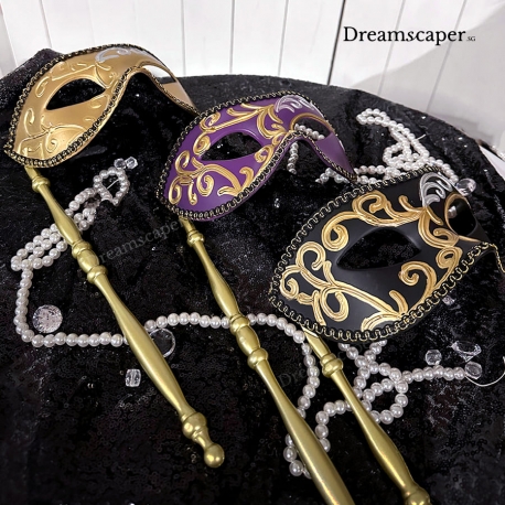 Rent: Male Masquerade Masks (Set of 3)