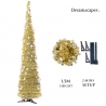 Rent: Tall Thin Gold Christmas Tree