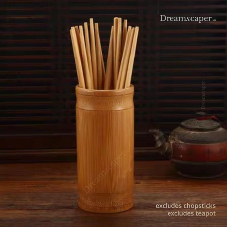 Rent: Old School Bamboo Chopstick Holder