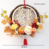 Rent: CNY Floral Decor Sign (Orange)