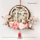 Rent: CNY Floral Decor Sign (Pink)