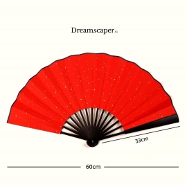 Rent: Traditional Red Paper Fan