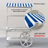 Rent: Blue Stripe Pattern Cart