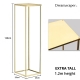Rent: Tall Gold Metal Stand 120cm