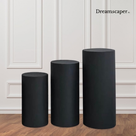 Black Plinth Pedestal Display Rental