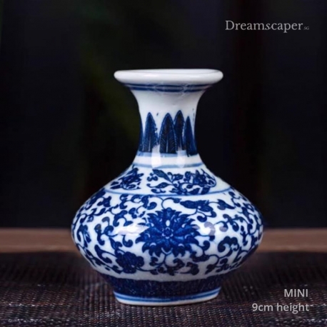 Vintage China Blue White Vase Singapore