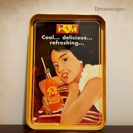 Retro Vintage F&N Metal Tray