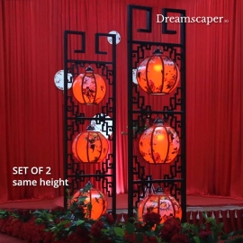 Oriental Chinese Wedding Red Lanterns 