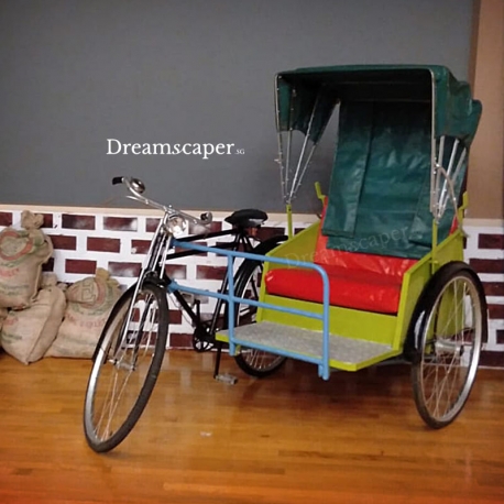 Old School Singapore Trishaw Rickshaw Rental
