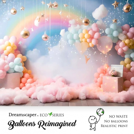 Colorful Balloon Backdrop