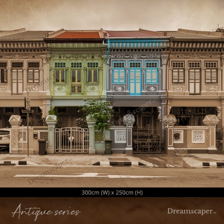 Singapore Peranakan Shophouse Backdrop