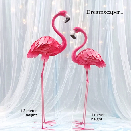 Standing Flamingo Figurines 
