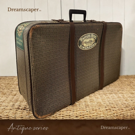Old Vintage Raffles Hotel Suitcase