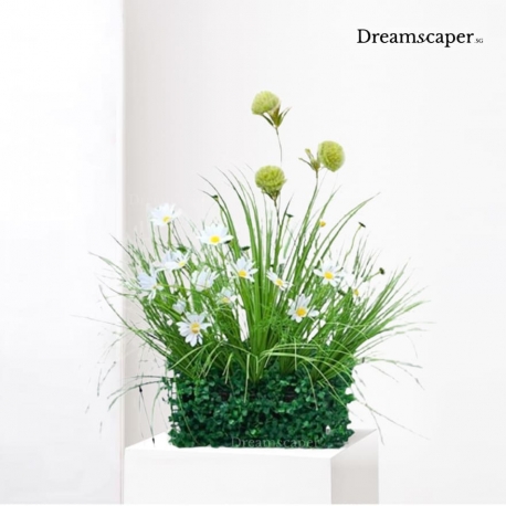 Artificial Daisy Pink Flower Arrangement