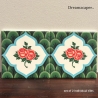  Peranakan Rose Blossom Tile (Set of 2)