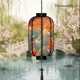 Modern Oriental Lantern Abstract Painting