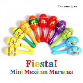  Colorful Mini Mexican Maracas