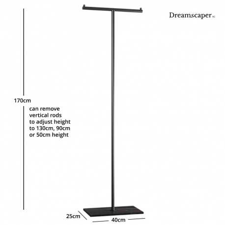  Black T Stand