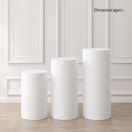 White Plinth Pedestal Display Rental
