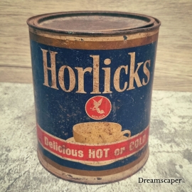  Vintage Horlicks Metal Tin