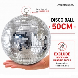 Sliver Mirror Disco Ball (50cm)