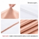 Rose Gold Pedestal Plinth Display (set of 3)