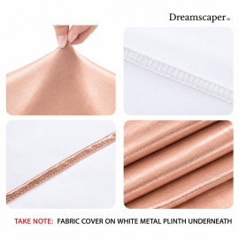 Rose Gold Pedestal Plinth Display (set of 3)