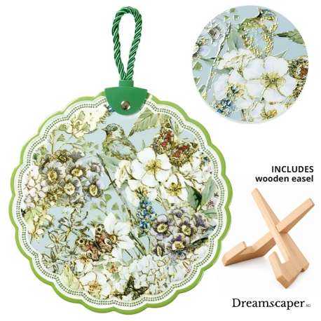 Medium Peranakan Green Decor Medallion