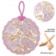 Medium Peranakan Pink Decor Medallion