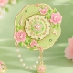Small Peranakan Green Decor Mirror
