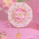 Small Peranakan Pink Decor Mirror