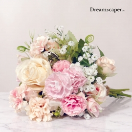 Pink Rose Hand Bouquet 